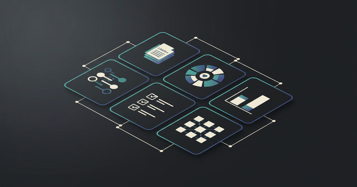 Six AEO platform cards arranged in a comparison grid, illustrating the best AEO platforms for 2026 reviewed in this article